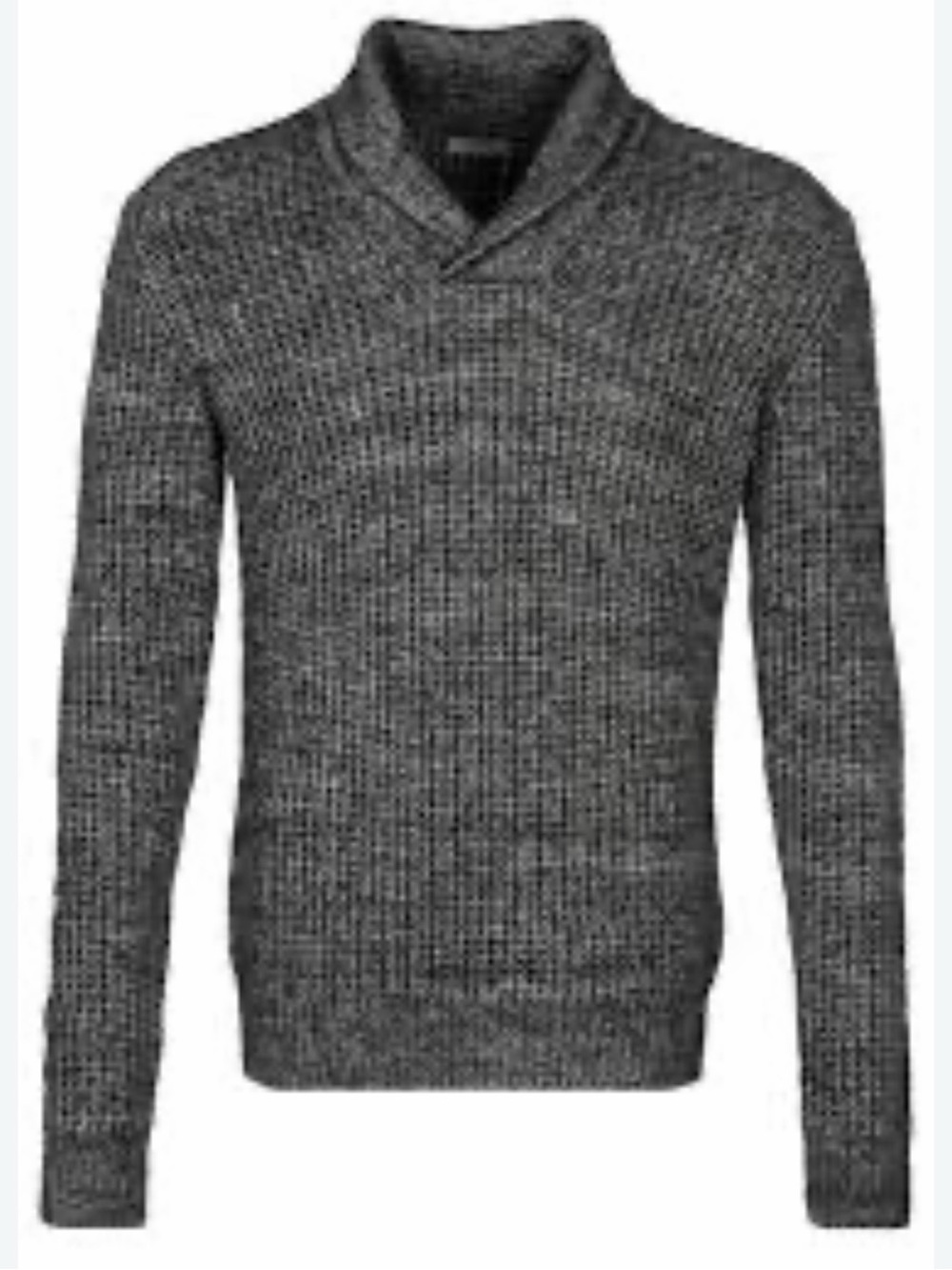 J. Lindberg Noah Shawl Collar Sweater Grey